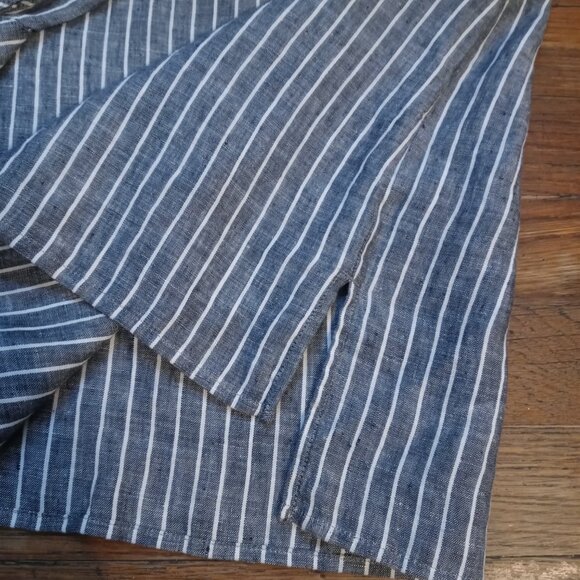 J. JILL love linen plus mixed stripes tunic top (4X) - Picture 8 of 16